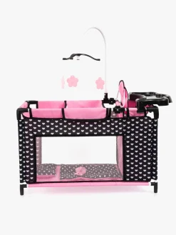 Dukker & Bamser-BayerDesign Bayer Design Dukkeseng Multi, Sort/Lyserød Sort/Lyserød