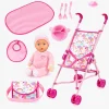 Dukker & Bamser-BayerDesign Bayer Design Dukkevogn Buggy Sæt med Dukke, Pink