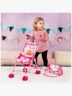 Dukker & Bamser-BayerDesign Bayer Design Dukkevogn Buggy Sæt med Dukke, Pink