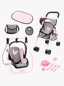 Dukker & Bamser-BayerDesign Bayer Design Dukkevogn Buggy Sæt, Grey