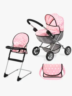 Dukker & Bamser-BayerDesign Bayer Design Dukkevogn Cosy Sæt, Soft Pink Lyserød