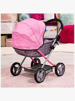 Dukker & Bamser-BayerDesign Bayer Design Dukkevogn Cosy, Grå/Lyserød Grå/Lyserød