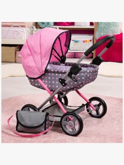 Dukker & Bamser-BayerDesign Bayer Design Dukkevogn Cosy, Grå/Lyserød Grå/Lyserød