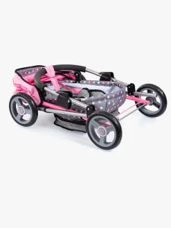 Dukker & Bamser-BayerDesign Bayer Design Dukkevogn Cosy, Grå/Lyserød Grå/Lyserød