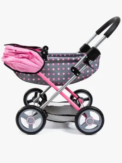 Dukker & Bamser-BayerDesign Bayer Design Dukkevogn Cosy, Grå/Lyserød Grå/Lyserød