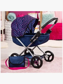 Dukker & Bamser-BayerDesign Bayer Design Dukkevogn Cosy, Blå/Lyserød Blå/Lyserød