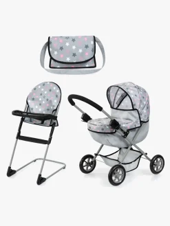 Dukker & Bamser-BayerDesign Bayer Design Dukkevogn Cosy Sæt, Grey Grå