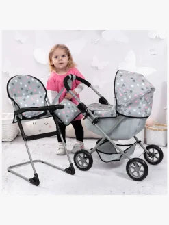 Dukker & Bamser-BayerDesign Bayer Design Dukkevogn Cosy Sæt, Grey Grå