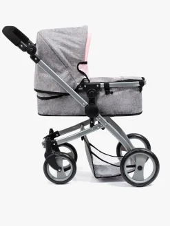 Dukker & Bamser-BayerDesign Bayer Design Dukkevogn Mega Set Milano Lyserød/Grå