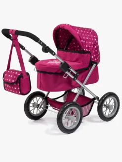 Dukker & Bamser-BayerDesign Bayer Design Dukkevogn Trendy, Bordeaux Rød