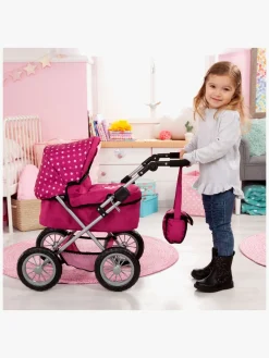 Dukker & Bamser-BayerDesign Bayer Design Dukkevogn Trendy, Bordeaux Rød