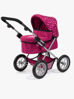 Dukker & Bamser-BayerDesign Bayer Design Dukkevogn Trendy, Bordeaux Rød