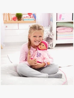 Dukker & Bamser-BayerDesign Bayer Design First Words Dukke Mus 38 cm Lyserød/Hvid