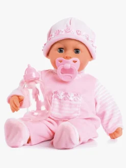 Dukker & Bamser-BayerDesign Bayer Design First Words Interaktiv Dukke 38 cm Lyserød