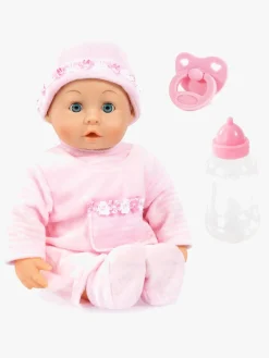 Dukker & Bamser-BayerDesign Bayer Design First Words Interaktiv Dukke 38 cm Lyserød