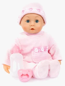 Dukker & Bamser-BayerDesign Bayer Design First Words Interaktiv Dukke 38 cm Lyserød