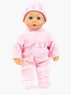 Dukker & Bamser-BayerDesign Bayer Design First Words Interaktiv Dukke 38 cm Lyserød