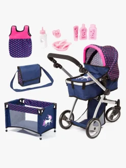 Dukker & Bamser-BayerDesign Bayer Design Milano Sæt med Dukkevogn