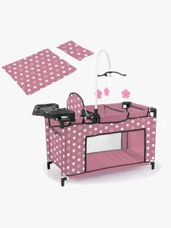 Dukker & Bamser-BayerDesign Bayer Design Multi Dukkeseng, Pink Lyserød