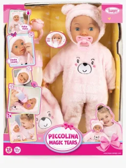 Dukker & Bamser-BayerDesign Bayer Design Piccolina  Interaktiv Dukke 42 cm, Pink