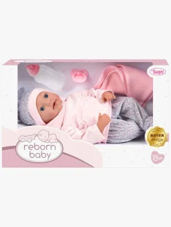 Dukker & Bamser-BayerDesign Bayer Design Reborn Baby Dukke med Tilbehør Bamse 38 cm Flerfarvet