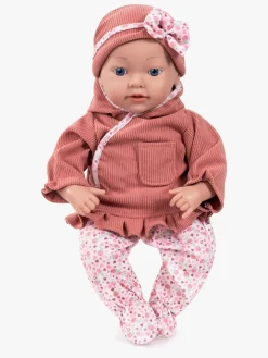 Dukker & Bamser-BayerDesign Bayer Design Reborn Dukke 38 cm, Pink Lyserød