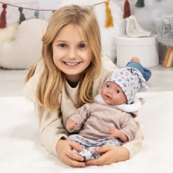 Dukker & Bamser-BayerDesign Bayer Design Reborn Dukke 38 cm Beige