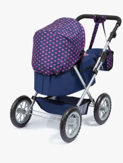 Dukker & Bamser-BayerDesign Bayer Design Trendy Dukkevogn Enhjørning, Blå Blå/Lyserød