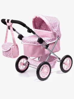 Dukker & Bamser-BayerDesign Bayer Design Trendy Dukkevogn Leo Lyserød/Hvid