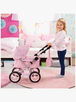 Dukker & Bamser-BayerDesign Bayer Design Trendy Dukkevogn Leo Lyserød/Hvid