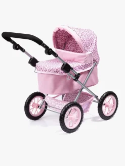 Dukker & Bamser-BayerDesign Bayer Design Trendy Dukkevogn Leo Lyserød/Hvid