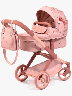 Dukker & Bamser-BayerDesign Bayer Design Xeo Dukkevogn, Blomster Lyserød