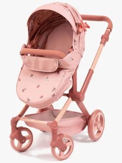 Dukker & Bamser-BayerDesign Bayer Design Xeo Dukkevogn, Blomster Lyserød