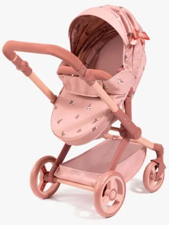 Dukker & Bamser-BayerDesign Bayer Design Xeo Dukkevogn, Blomster Lyserød