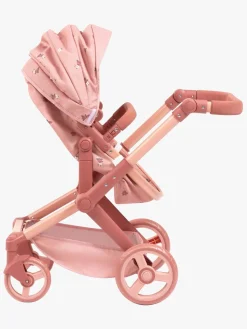 Dukker & Bamser-BayerDesign Bayer Design Xeo Dukkevogn, Blomster Lyserød