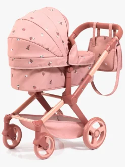 Dukker & Bamser-BayerDesign Bayer Design Xeo Dukkevogn, Blomster Lyserød