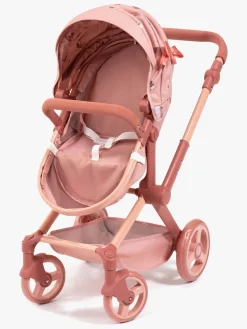 Dukker & Bamser-BayerDesign Bayer Design Xeo Dukkevogn, Blomster Lyserød