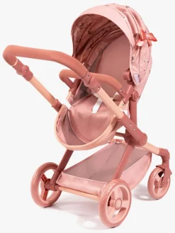 Dukker & Bamser-BayerDesign Bayer Design Xeo Dukkevogn, Blomster Lyserød