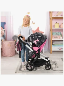 Dukker & Bamser-BayerDesign Bayer Design Xeo Dukkevogn, Sort/Lyserød Lyserød/Sort