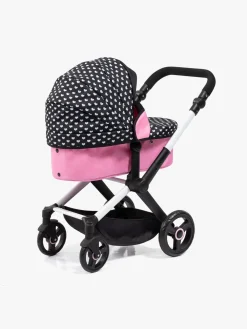 Dukker & Bamser-BayerDesign Bayer Design Xeo Dukkevogn, Sort/Lyserød Lyserød/Sort