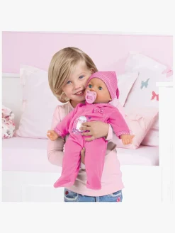 Dukker & Bamser-BayerDesign Piccolina Dukke 46 cm Rigtige Tårer Lyserød