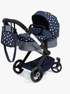 Dukker & Bamser-BayerDesign Xeo Dukkevogn, Blå Blå/Grå