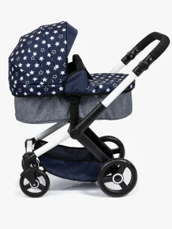 Dukker & Bamser-BayerDesign Xeo Dukkevogn, Blå Blå/Grå