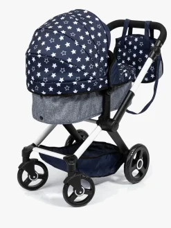 Dukker & Bamser-BayerDesign Xeo Dukkevogn, Blå Blå/Grå