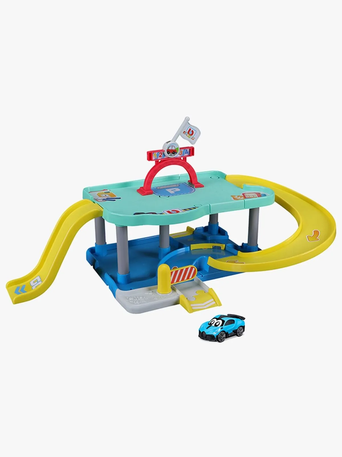 Legetøjsbiler & -Fartøjer-BBJunior BB Junior My 1st Tune Up Garage Bugatti