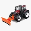 Legetøjsbiler & -Fartøjer-Bburago 1:32 Valtra Farm Traktor N174 med Sneplov