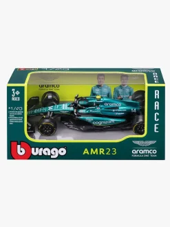 Legetøjsbiler & -Fartøjer-Bburago Aston Martin AMR23 F1 Racerbil 2023 Alonso 1:43