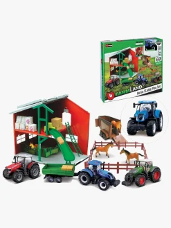 Legetøjsbiler & -Fartøjer-Bburago Farmland 1:43 Legesæt Stald