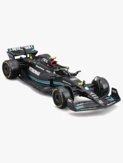 Legetøjsbiler & -Fartøjer-Bburago Mercedes W14 Formula 1 Racerbil Hamilton 2023 1:43