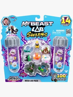 Legetøjsfigurer-BeastLab Beast Lab Swarms Samlerfigurer Hyper Fusion 14-pak Flerfarvet